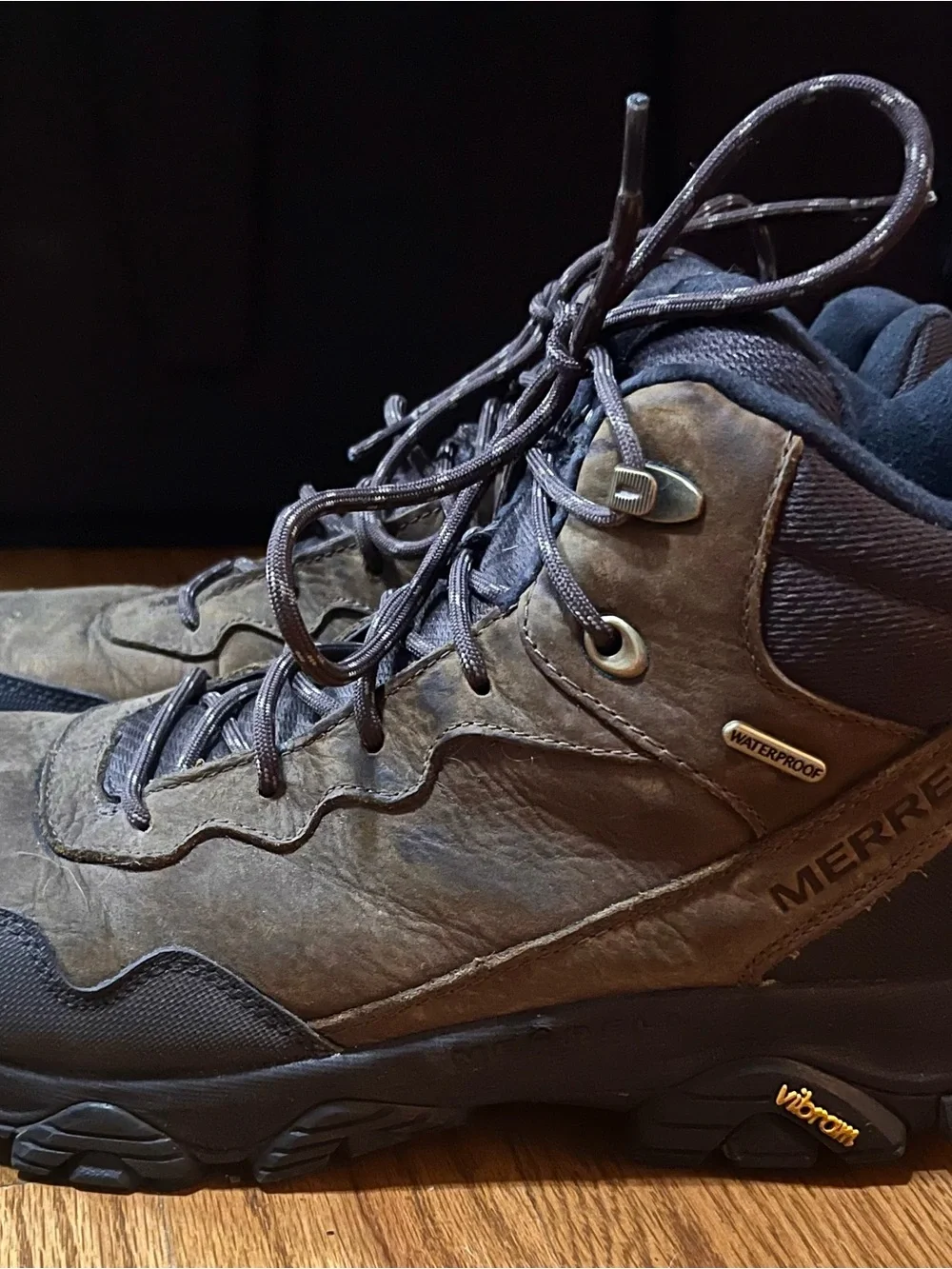 Men's Coldpack 3 Thermo Mid Waterproof Lace up Merrill Boots size 12